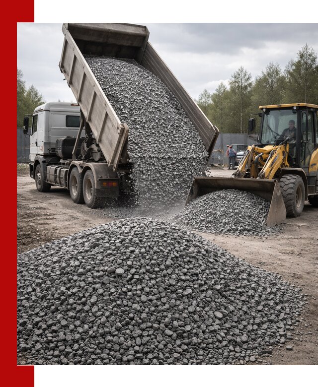 Доставка и продажа щебня гранитного в Урае