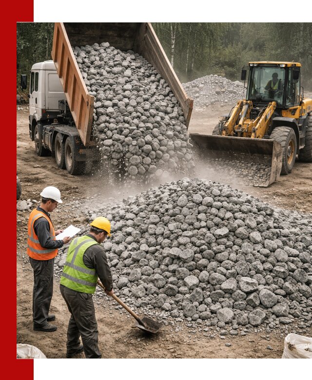 Гранитный щебень фракция 70-150 доставка в Урае