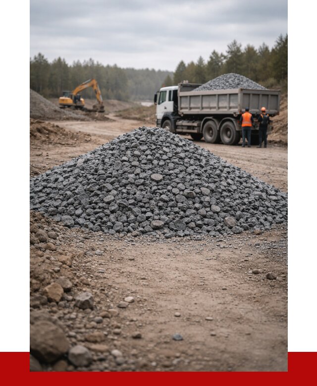 Щебень габбро диабаз фракция 40-70 в Урае от 2293 р-ПРОНЕРУДУрй