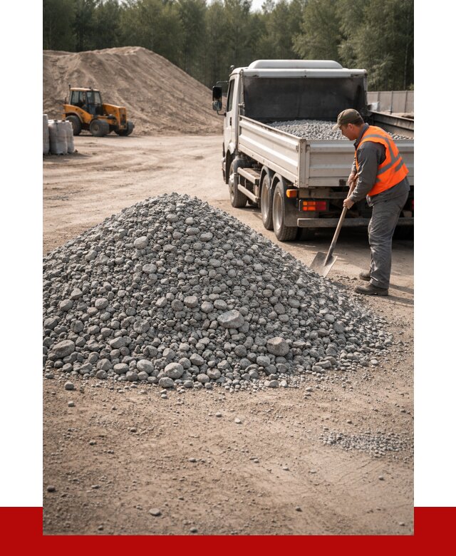 Гравийный щебень фракция 5-10 в Урае от 2293 р. | ПРОНЕРУДУрй