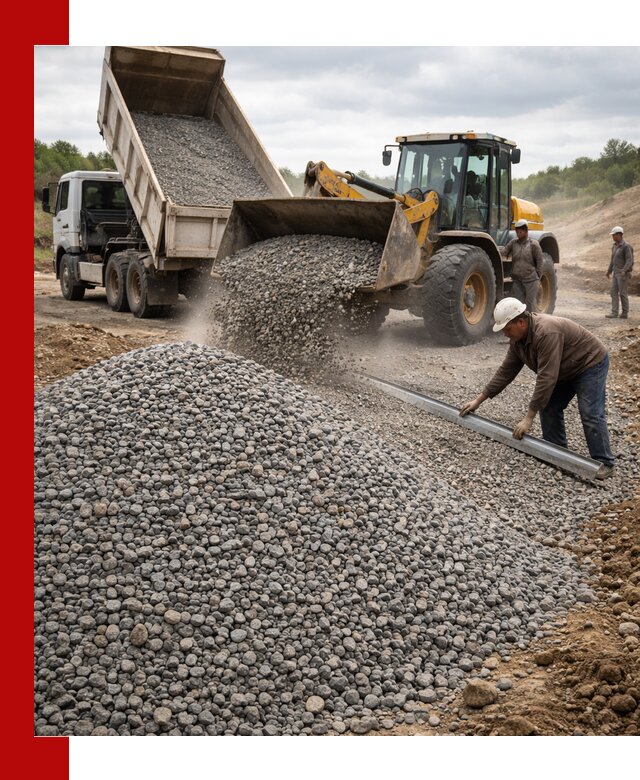 Гравийный щебень фракция 5-20 с доставкой в Урае