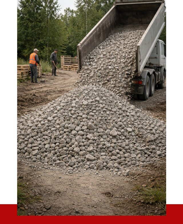 гравийный щебень фракция 70-120 в Урае от 2553 р. ПРОНЕРУДУрй