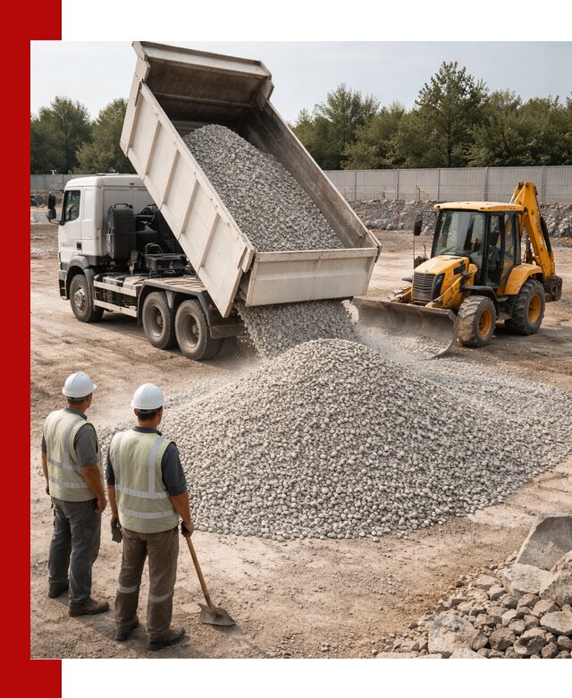 Купить известняковый щебень фракции 5–10 мм с доставкой в Урае