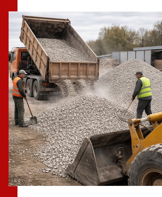 Доломитовый щебень фракции 5-20 с доставкой в Урае
