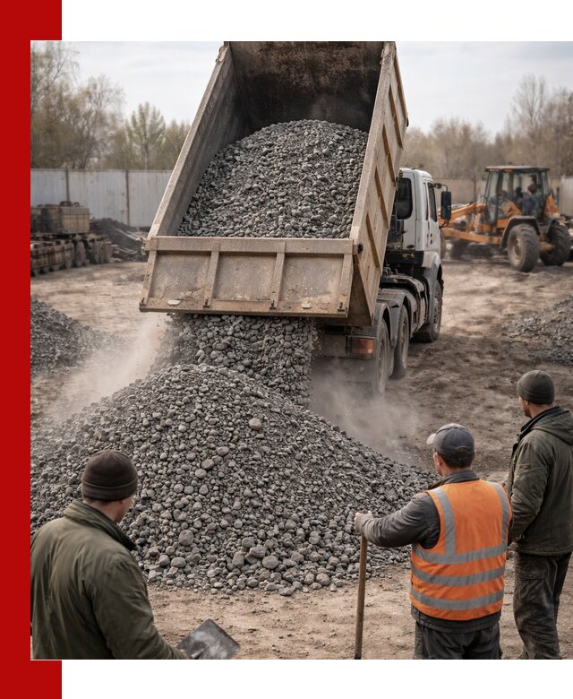 Доставка шлакового щебня в удобные сроки по выгодной цене в Урае