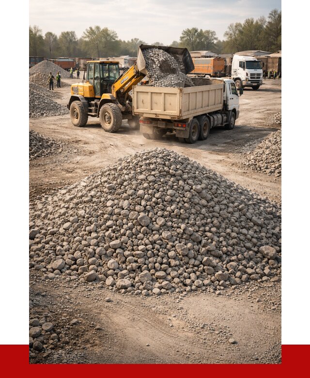 Вторичный щебень фракция 40-70 в Урае от 1813 р, ПРОНЕРУДУрй