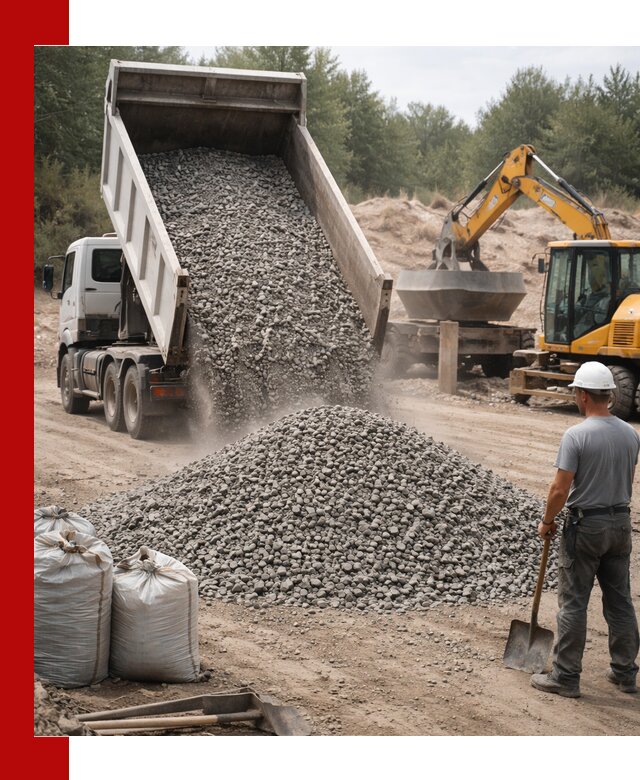 Доставка и продажа бетонного щебня в Урае