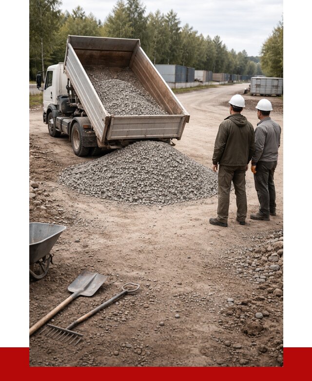 Бетонный щебень фракция 5-20 в Урае от 3335 р., ПРОНЕРУДУрй