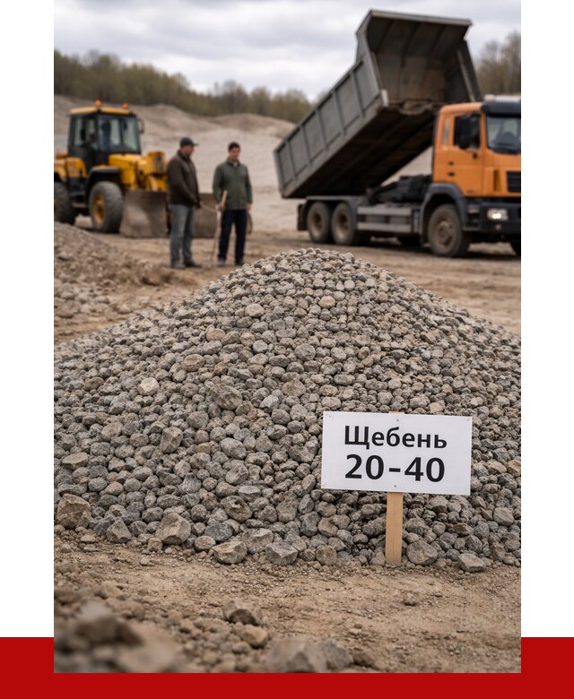 Бетонный щебень фракция 20-40 в Урае от 2553 р. | ПРОНЕРУДУрй