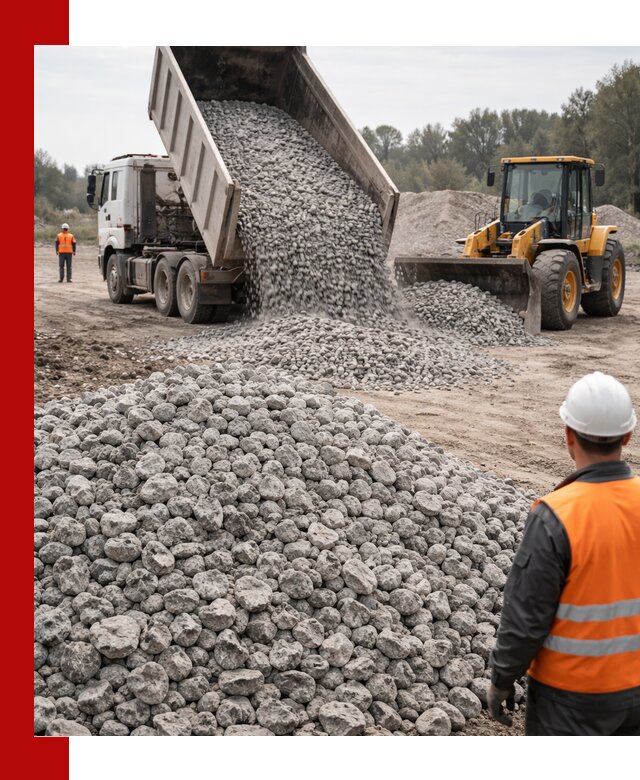 Доставка бетонного щебня фракции 20-40 в Урае