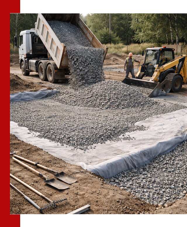 Щебень для фундамента с доставкой в Урае