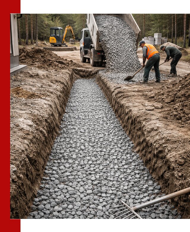 Щебень для дренажа с доставкой в Урае высокого качества