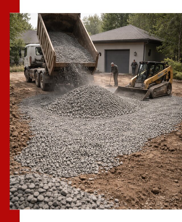 Щебень для парковки в Урае: доставка и укладка качественного материала