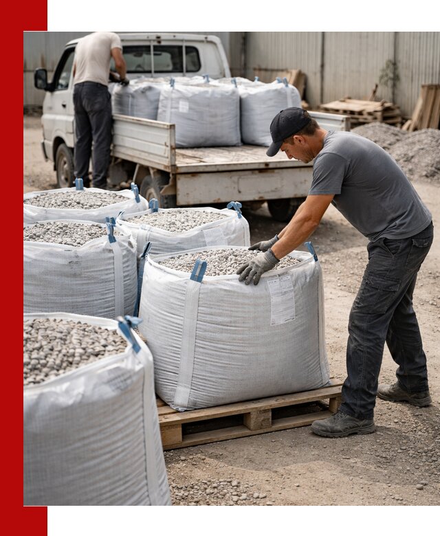 Доставка щебня в мешках по выгодным ценам в Урае