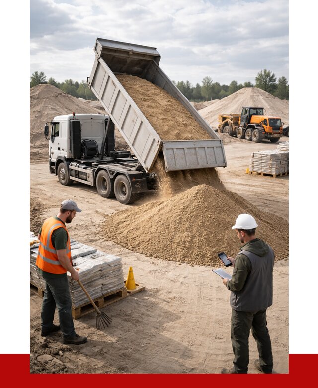 Карьерный песок с доставкой в Урае от 3752 р. ПРОНЕРУДУрй
