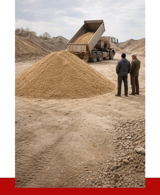 Карьерный песок крупнозернистый в Урае от 8858 р | ПРОНЕРУДУрй