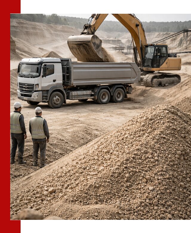 Карьерный крупнозернистый песок с доставкой в Урае