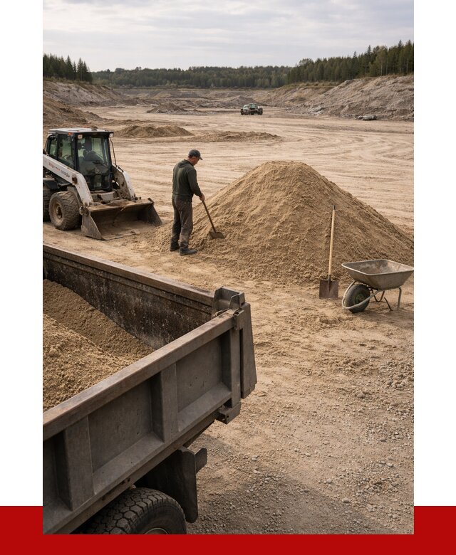 Карьерный песок среднезернистый в Урае, от 2293 р. ПРОНЕРУДУрй