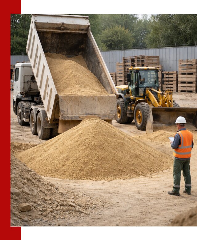 Доставка карьерного мелкозернистого песка в Урае