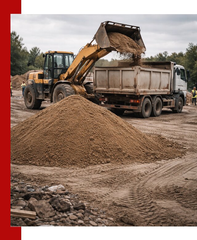 Доставка речного песка навалом в Урае быстро и выгодно