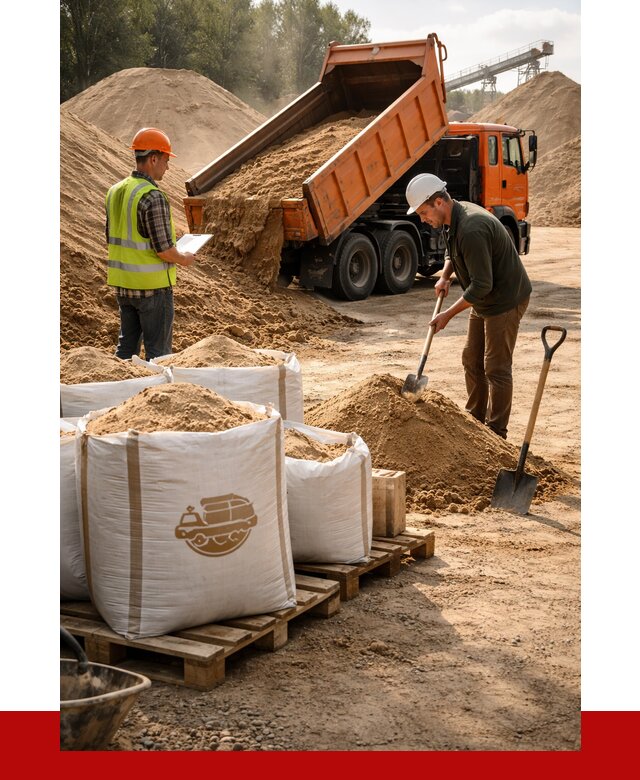 Строительный песок в Урае от 2293 р. с доставкой, ПРОНЕРУДУрй