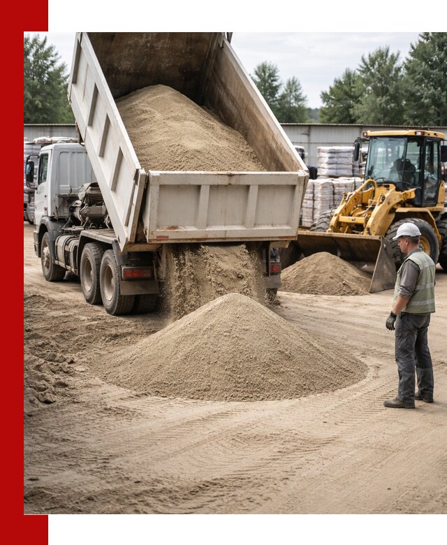 Поставка и доставка песка для бетона в Урае