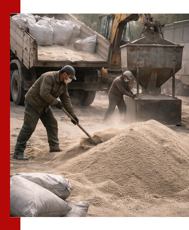 Кварцевый песок для пескоструя в Урае — доставка и качество