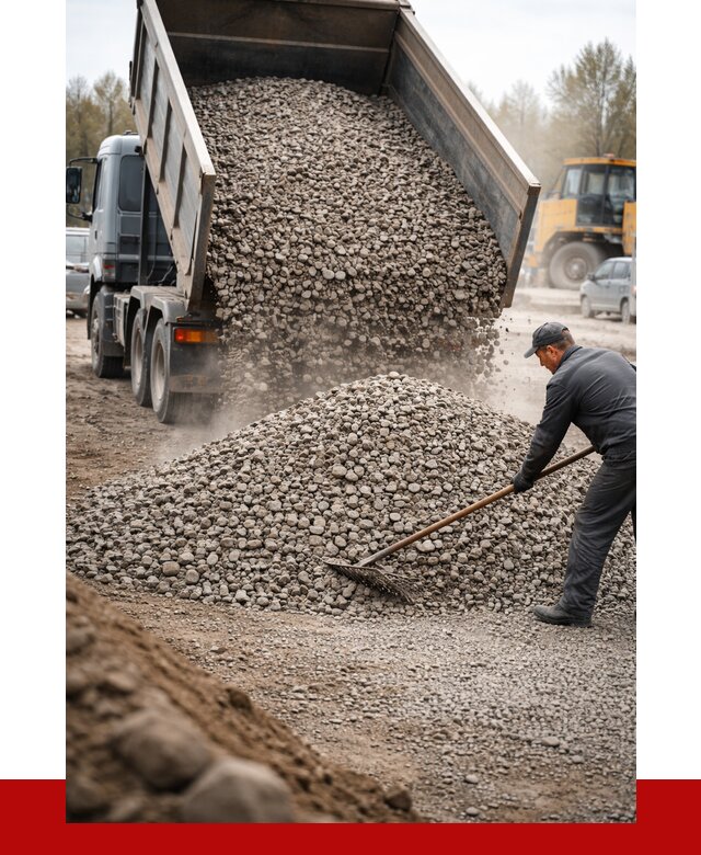 Гравий фракция 20-40 в Урае от 2605 р. доставка | ПРОНЕРУДУрй