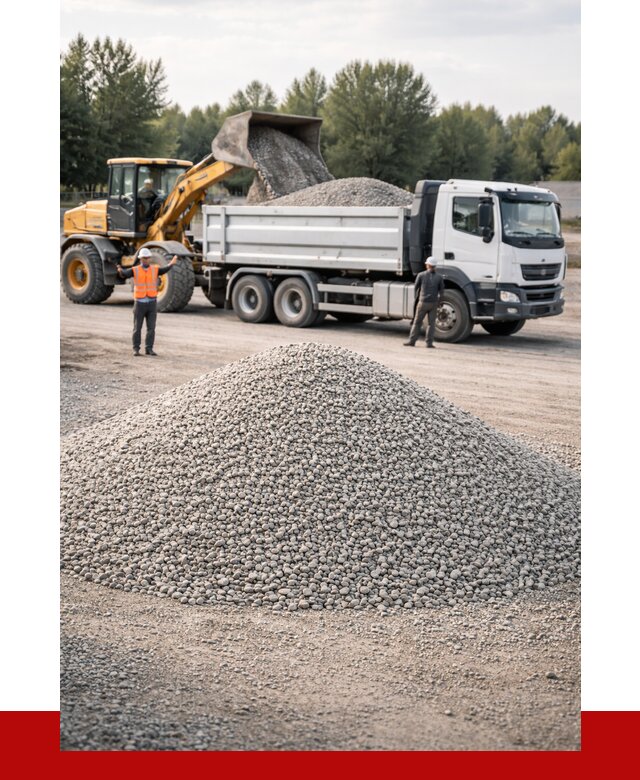 Купить мытый гравий в Урае от 3647 р, доставка ПРОНЕРУДУрй