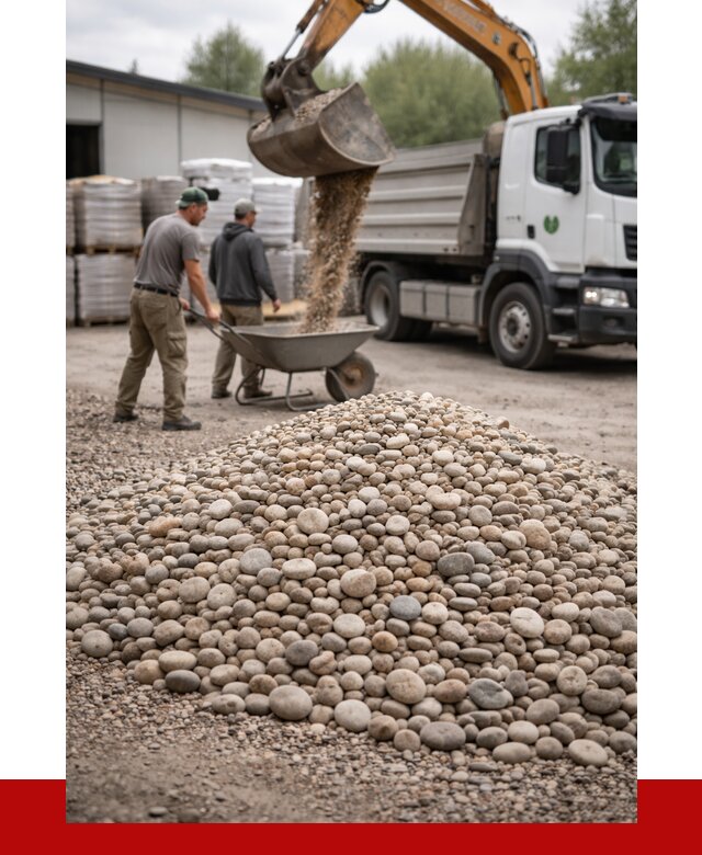 Галька декоративная в Урае от 3335 р. за куб | ПРОНЕРУДУрй