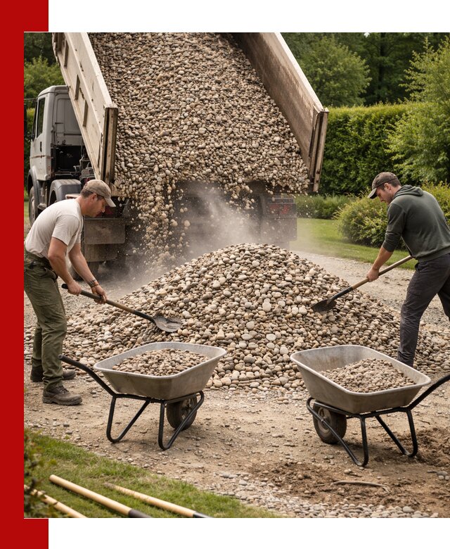 Доставка и продажа декоративной гальки в Урае