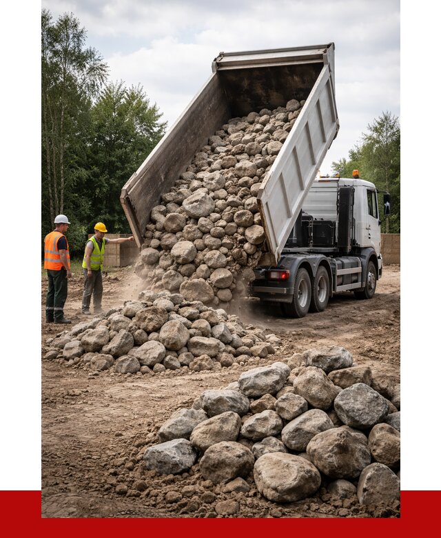 Купить булыжник в Урае с доставкой от 4689 р. за куб | ПРОНЕРУДУрй