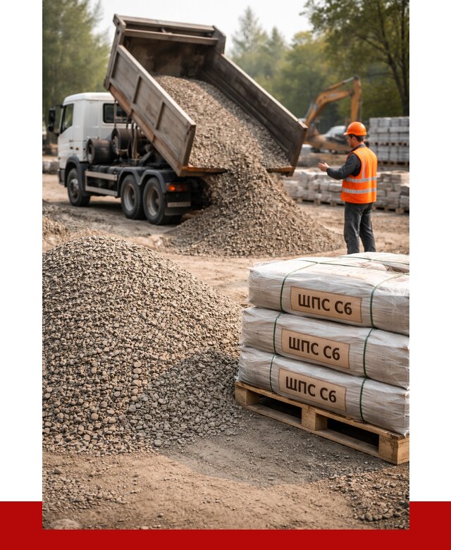 ЩПС С6 в Урае с доставкой от 2293 р. за куб | ПРОНЕРУДУрй