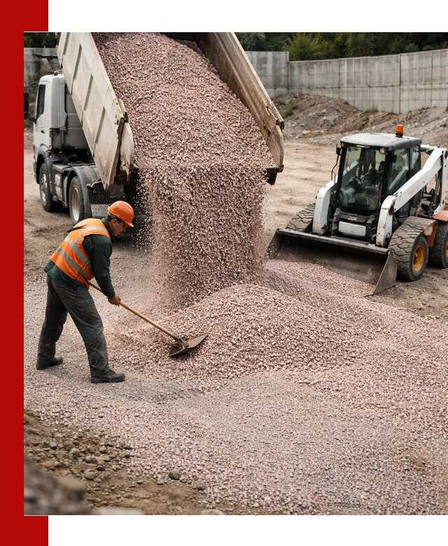 Крошка розовый гранит с доставкой в Урае от производителя