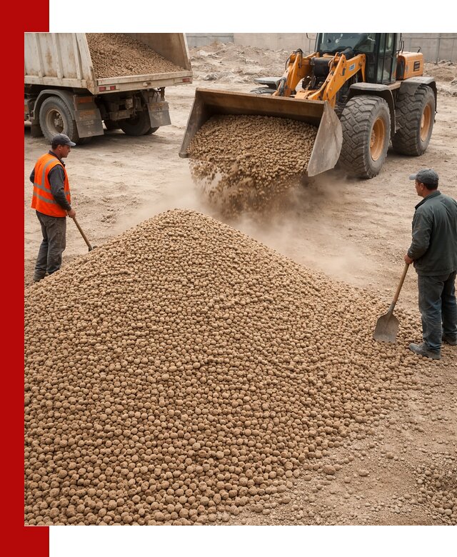 Керамзит фракция 10-20 с доставкой в Урае