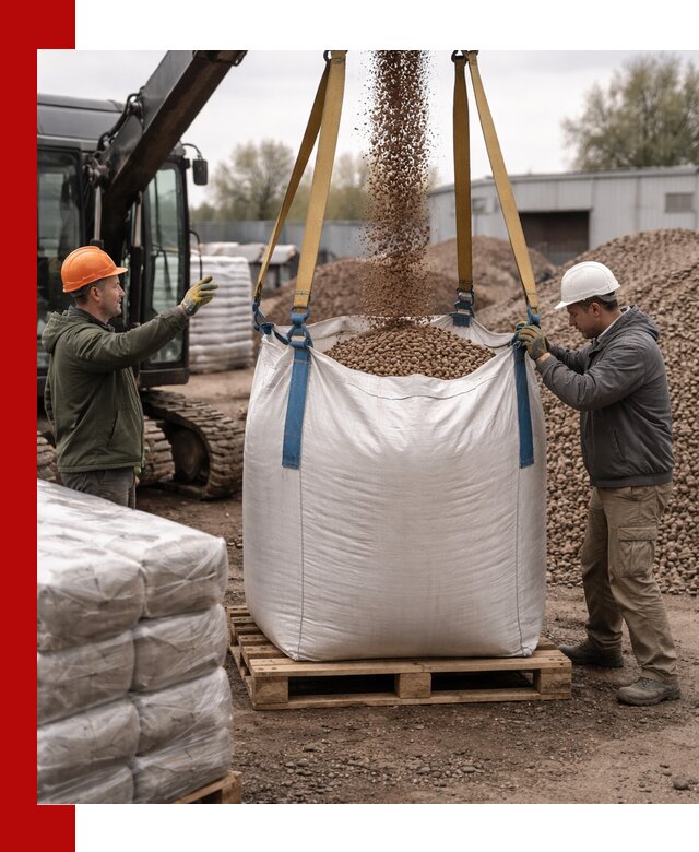 Керамзит в биг-бегах с доставкой в Урае