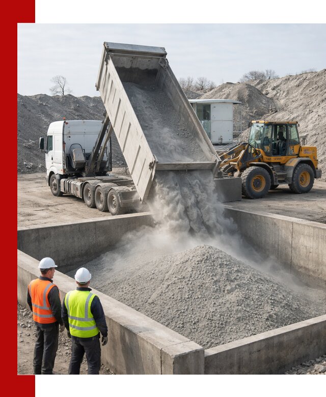 Доставка цемента навалом в Урае крупными партиями