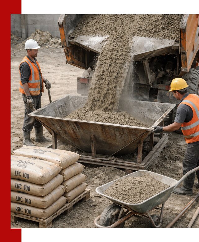 Доставка цементно-песчаной смеси М100 в Урае