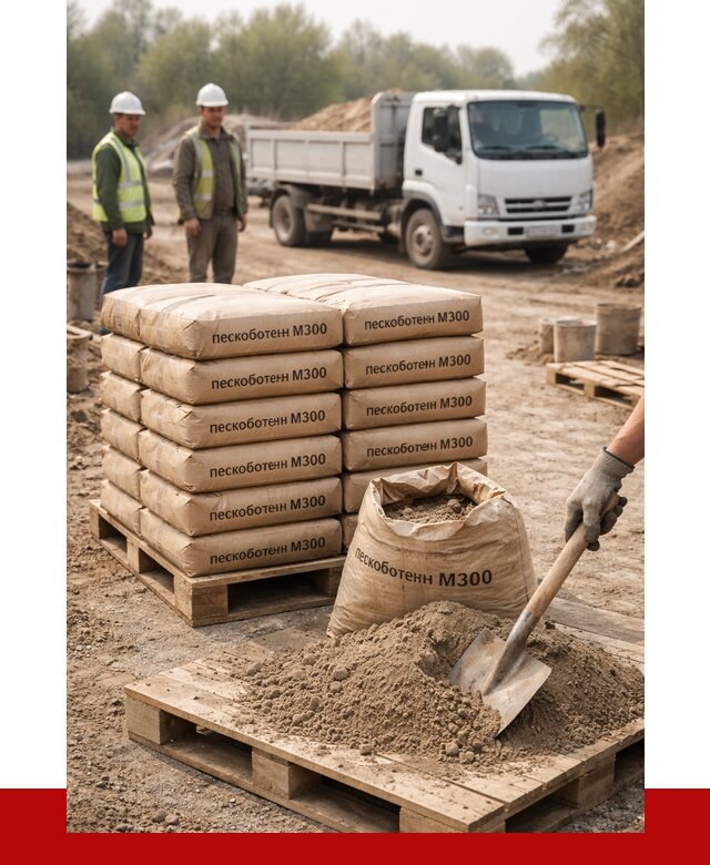 Пескобетон М300 в Урае с доставкой от 4846 р. за куб | ПРОНЕРУДУрй