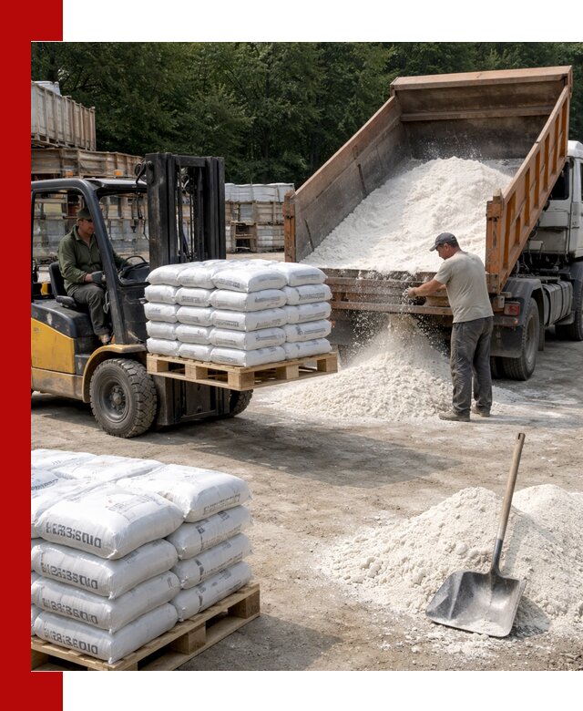 Доставка строительной извести оптом и в розницу в Урае