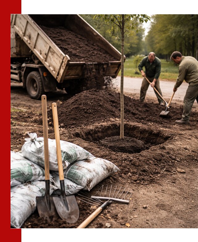 Грунт для посадки деревьев в Урае — доставка и подготовка почвы