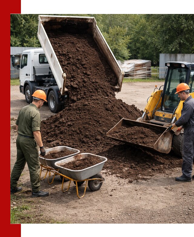 Доставка торфо-земляной смеси в Урае для огорода и ландшафта