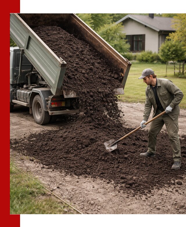 Чернозем для газона с доставкой в Урае быстро и качественно