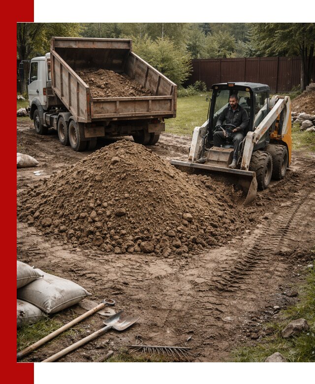 Суглинок для планировки участков в Урае с доставкой и выгрузкой