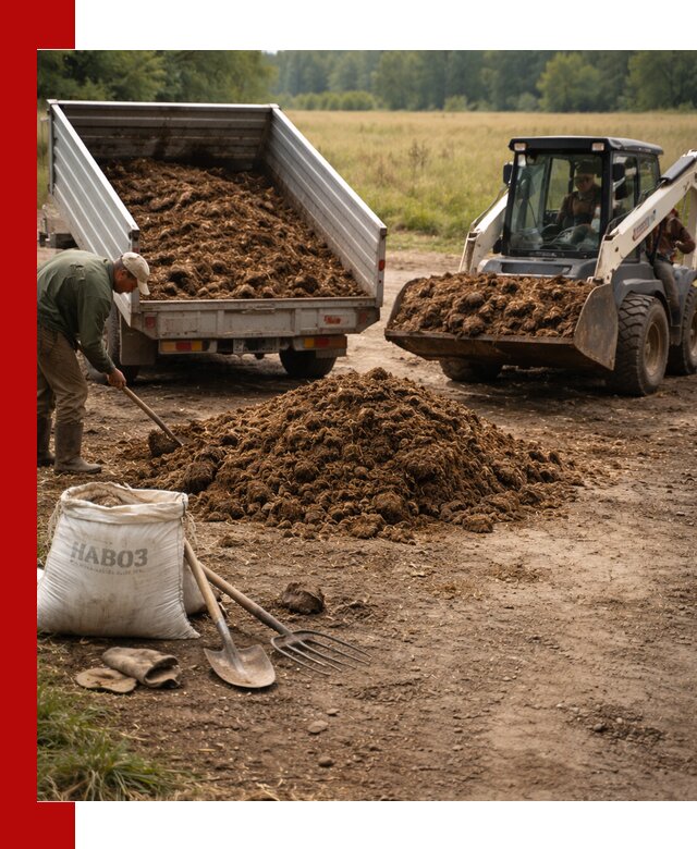 Доставка конского навоза в Урае с разгрузкой и доставкой на объект