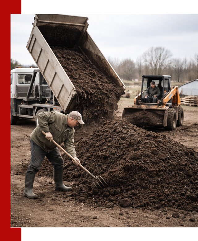 Доставка и продажа перегноя в Урае быстро и дешево