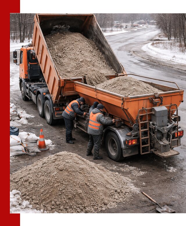 Поставка и вывоз пескосоля в Урае оптом и в розницу