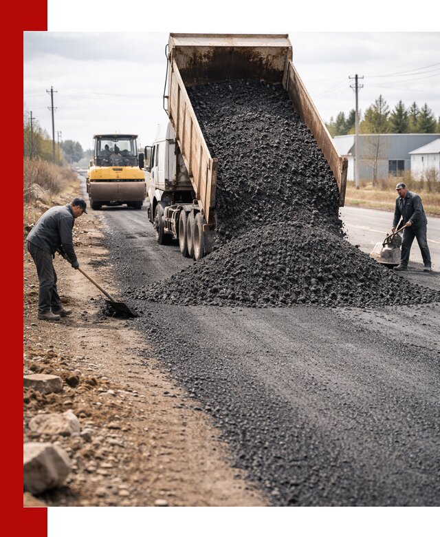 Асфальтовая крошка для дорог в Урае — поставка и доставка