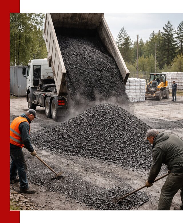 Доставка и продажа асфальтного гранулята в Урае