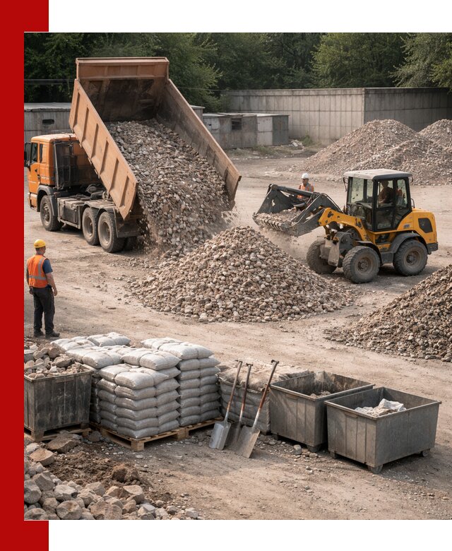 Вторичные материалы для отсыпки в Урае — поставка и доставка